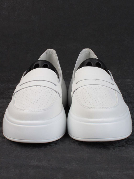 03-SD13-1D WHITE Полуботинки женские (натуральная кожа)