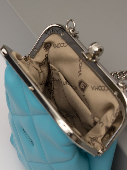 LACCOMA сумка Китти-Ф826-бирюзовый эко кожа хлопок