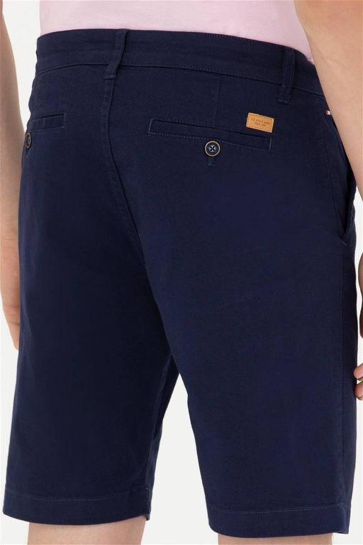 Мужские темно-синие тканые шорты - U.s. polo assn фото 7