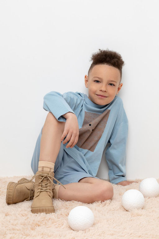 КР 302256/пыльно-синий к432 джемпер для мал