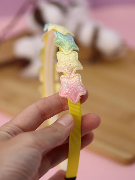 Ободок для волос GIRLY "Rainbow stars", colorful