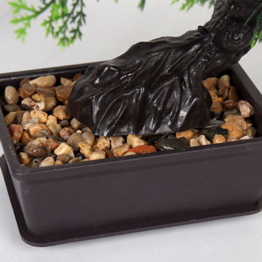 Цветочная композиция Бонсай 27х10х22 см / ZH-011 /уп 12/120/ кашпо + дерево набор - Галеонтрейд фото 3