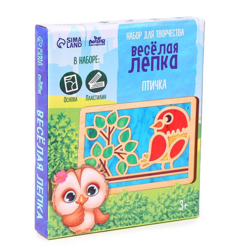 Пластилиновые картинки Птица, 21?15 см