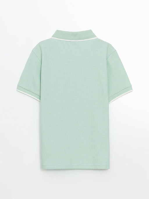 Polo Yaka Dokulu Erkek ?ocuk Ti??rt