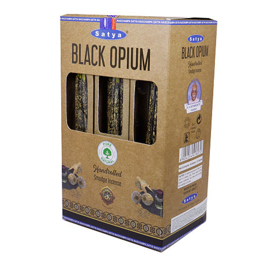 Благовония SATYA Smudge Series Black Opium 1шт 9 палочек  фото 2