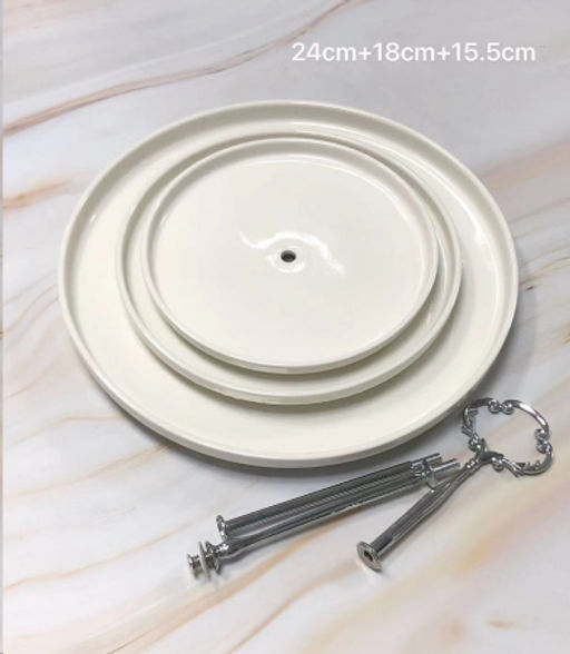 Ваза для фруктов 3-х ярусная / RFV-13 /уп 9/