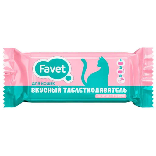 Таблеткодаватель вкусный д/кошек Favet - Favorite фото 3