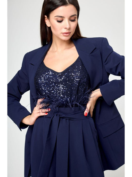 Пояс ANELLI 1194 синий