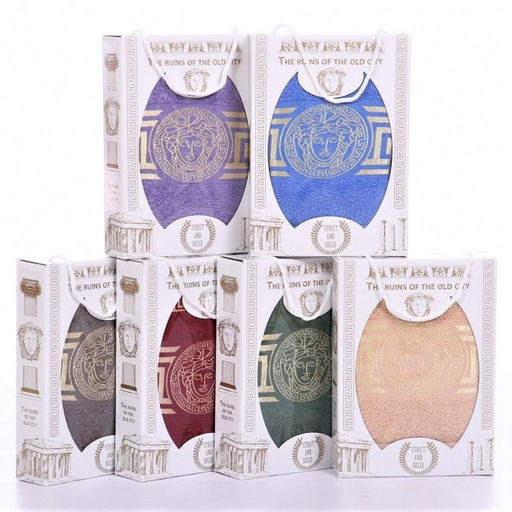 Набор махровых полотенец в коробке (50*90)