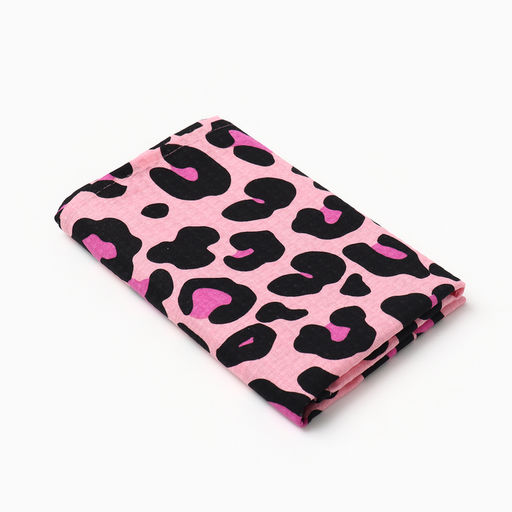 Полотенце вафельное для лица «Этель» Leopard, 45×90 см, хлопок 100%