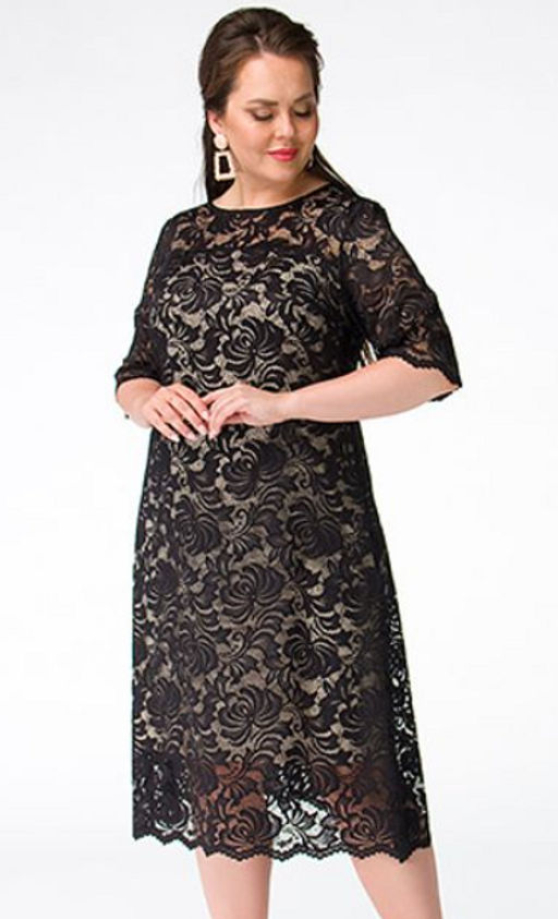 Великолепное кружевное платье А-силуэта - Ckc collections фото 5