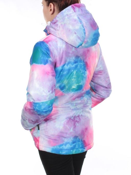 W1609-2 PINK/BLUE PRINT Куртка горнолыжная женская ERUITOR (100 гр. холлофайбера) - Fashion фото 5