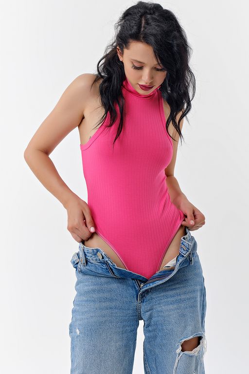 Боди трикотажное серо-голубое - Fly фото 10