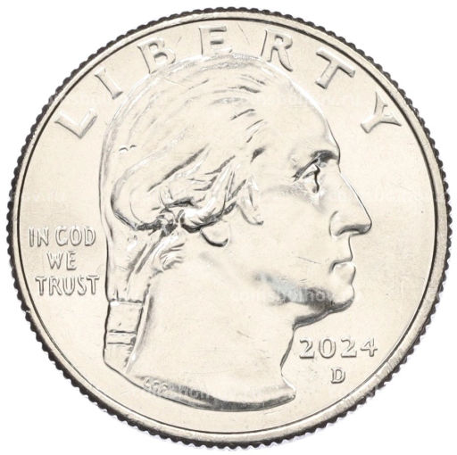 Монета 1/4 доллара (25 центов) 2024 года D США Американские женщины Селия Крус