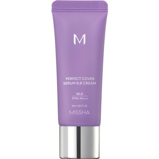 MISSHA М Perfect Cover Serum BB Cream Тональный BB крем с антивозрастной сывороткой для сияния кожи, SPF50 /PA тон 27, 20 мл  фото 2