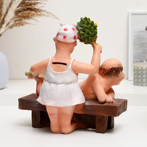 Копилка для денег «Банщица», полистоун, 25×23 см