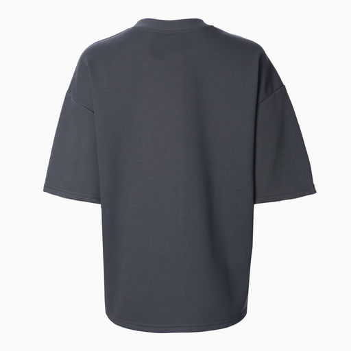 Футболка с нашивкой женская MIST Base, графит, размер 48