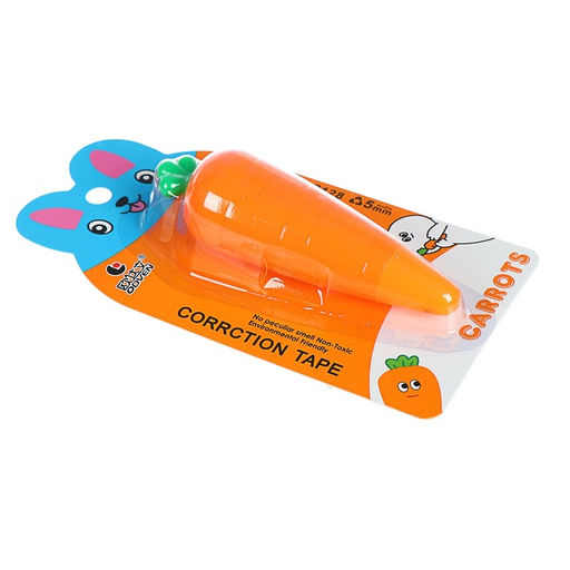 Корректор-лента Морковка 5 м х 5 мм., блистер, европодвес, корпус МИКС - Simaland фото 2