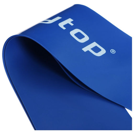 Фитнес-резинка ONLYTOP, 30.5×7.6×0.09 см, нагрузка 8 кг, цвет синий
