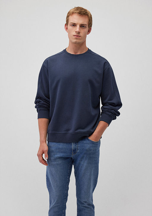 Lacivert Sweatshirt - Mavi фото 2