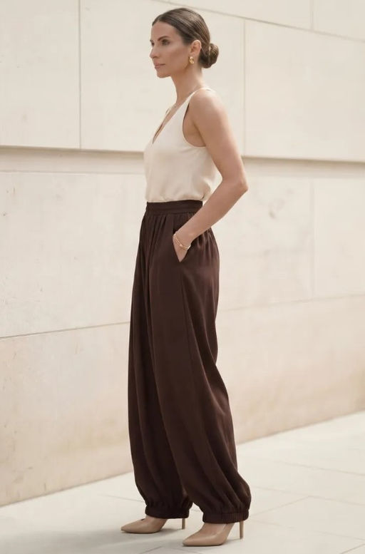 брюки султанки алладины 95% хлопок; 5% лайкра - Knitka wear фото 19