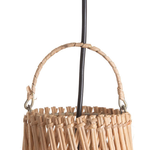 Светильник потолочный из ротанга «Эрик», 1×120 Вт, Е27, 40×40×43 см