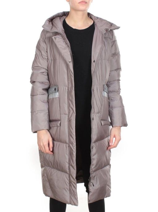 2115 LIGHT GRAY Пальто зимнее женское MELISACITI (200 гр. холлофайбера) - Fashion фото 8