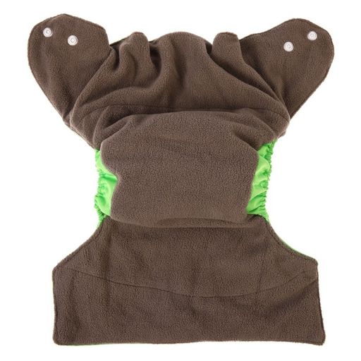 Трусики-подгузник, многоразовый, угольно-бамбуковая ткань, цвет зеленый, от 0-36 мес. - Крошка я фото 8