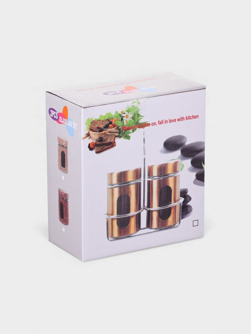 Набор для специй "Стиль" 2 шт, на подставке, 130 мл