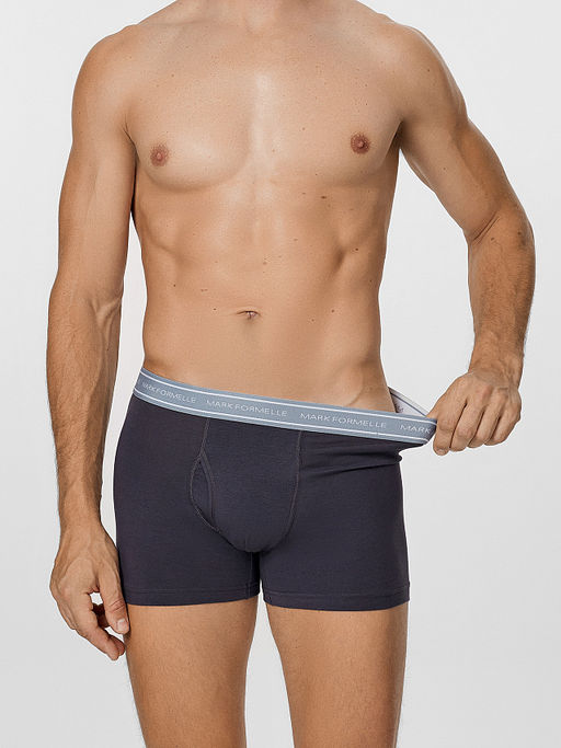 Цена за 2 штуки! Трусы боксеры мужские серые