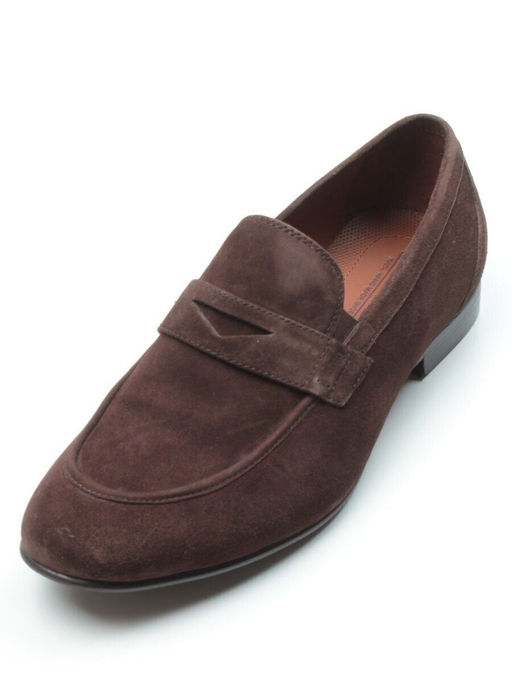 02-1912-57-72 BROWN Полуботинки мужские (натуральная замша) - Фабричный китай фото 2