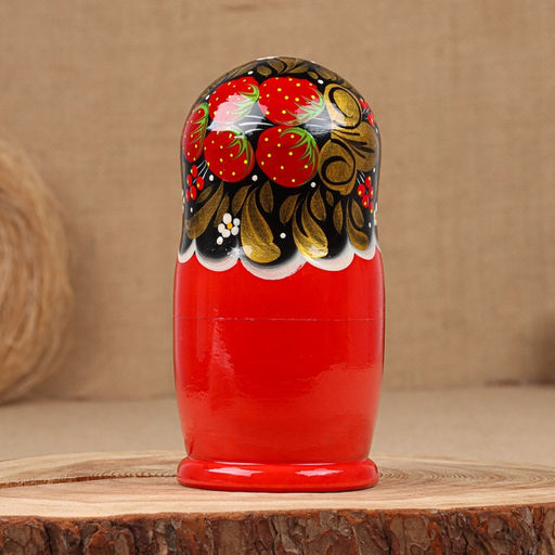 Матрёшка дерево «Галина», хохлома, 5-кукольная, 19 см