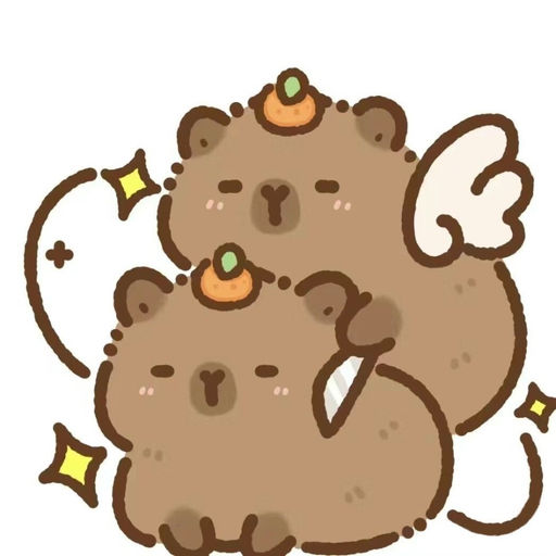 Алмазная мозаика на подрамнике Draw Me! Two capybaras, (20*20 см)