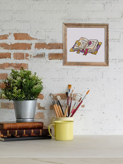 Klart набор для вышивания 12-049 Магическая книга 12 х 8.5 см