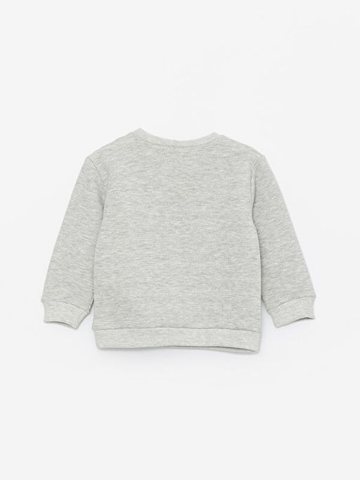 Bisiklet Yaka Uzun Kollu Bask?l? Erkek Bebek Sweatshirt - Waikiki фото 3