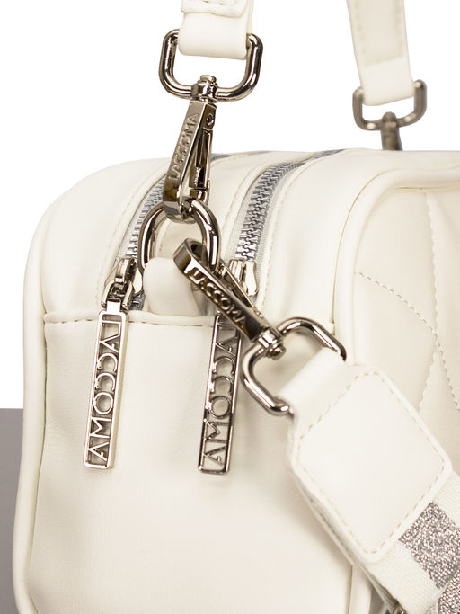 LACCOMA сумка Лаура-Ф826-белый эко кожа хлопок