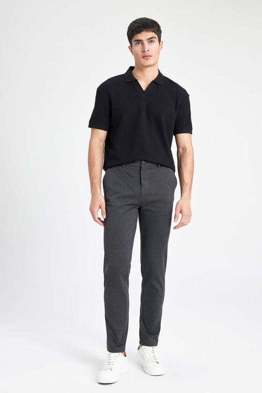 Брюки прямого кроя Jogger, эластичные во всех направлениях - Defacto фото 2