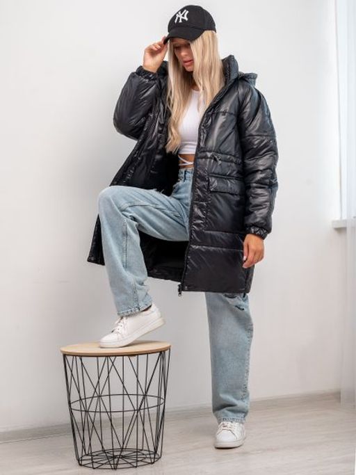 Куртка зимняя черная - Yollochka фото 5