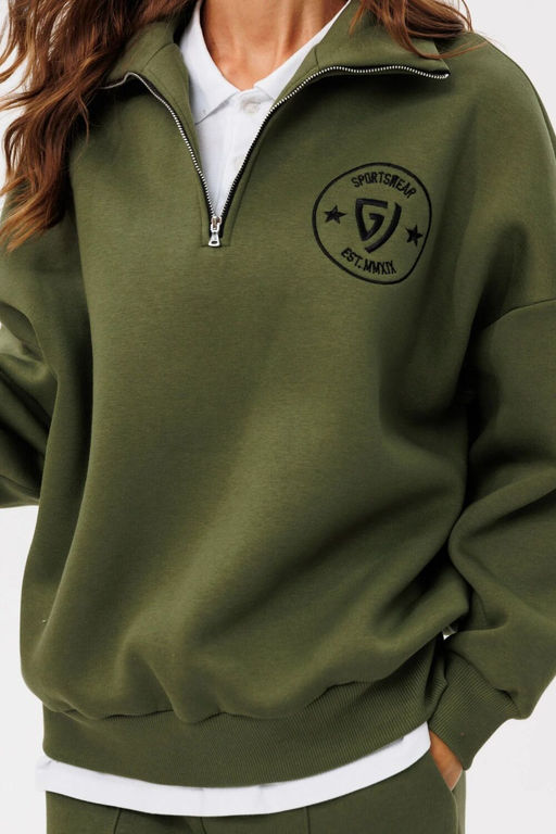 Джемпер GO F4087/28-02.164-170 хаки