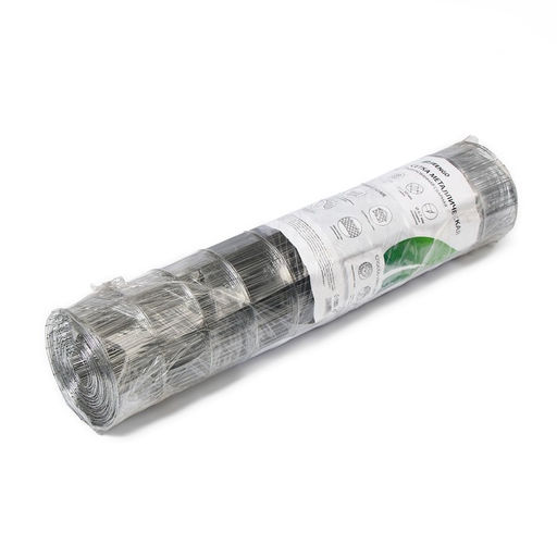 Сетка оцинкованная, сварная, 10×0.5 м, ячейка 25×50 мм, d=0.7 мм, Greengo