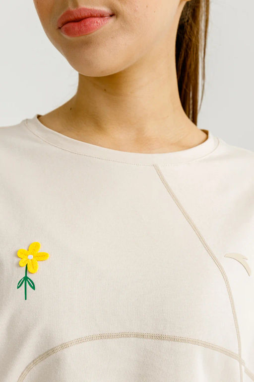 Футболка Хлопок Бежевый