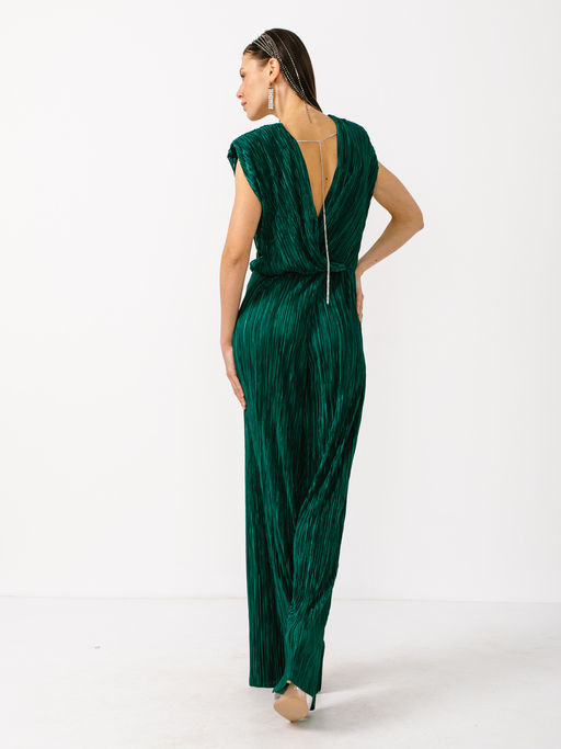 Комбинезон из жатой легкой гофрированной ткани - Tantino фото 3