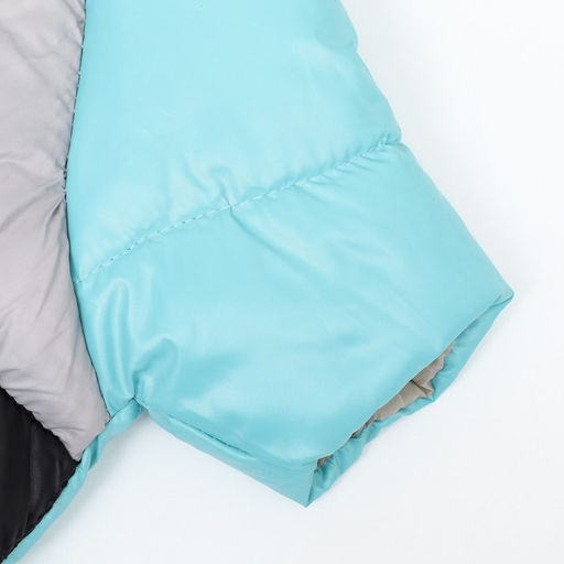 Комбинезон Анорак светоотражающий, размер 10 (ДС 25, ОГ 34, ОШ 24 см), чёрно-голубой - Simaland фото 13