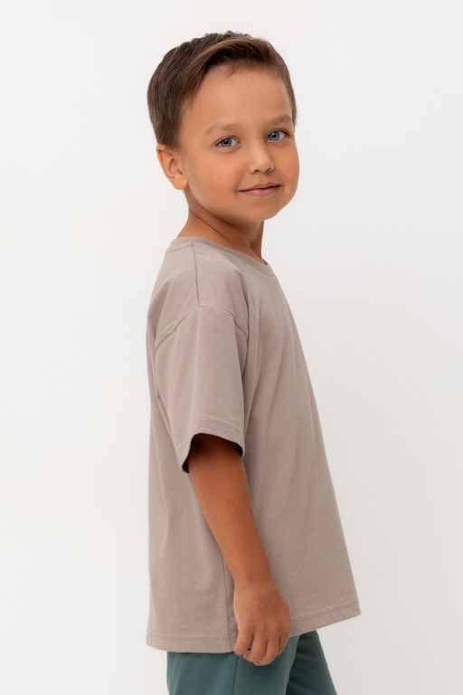 КР 302732-1/коричневый к556 фуфайка (футболка) для мал - Crockid фото 4