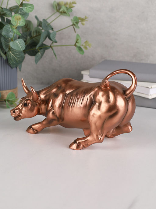 Статуэтка Бык 21,5х11,4х12,2 см / QMH20288-48 /уп 18/ - Галеонтрейд фото 5