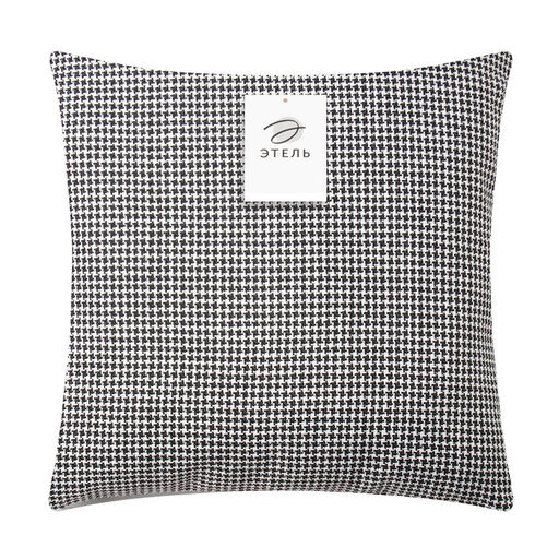 Чехол на подушку Этель тренд 45*45 см, черный  фото 9