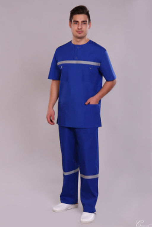 Костюм скорой помощи летний универсальный 148 ТС. Цвет: синий - Стильб фото 5