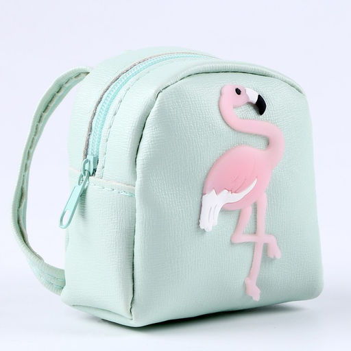 Сумка для куклы «Фламинго», цвет зелёный