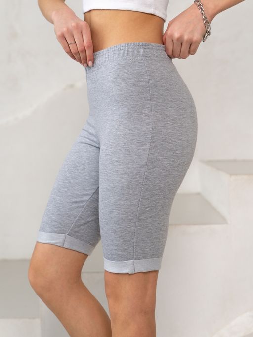 Велосипедки футер 2-хнитка,темно-серые - Binita фото 4