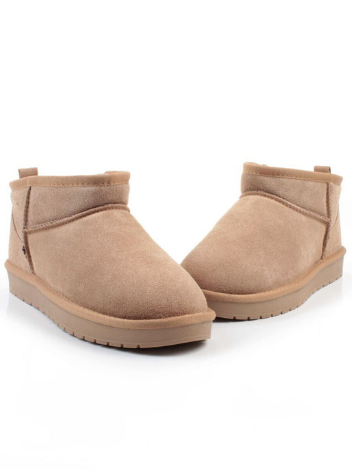 PF8300-3 BEIGE Угги женские (натуральная замша, 100% шерсть)